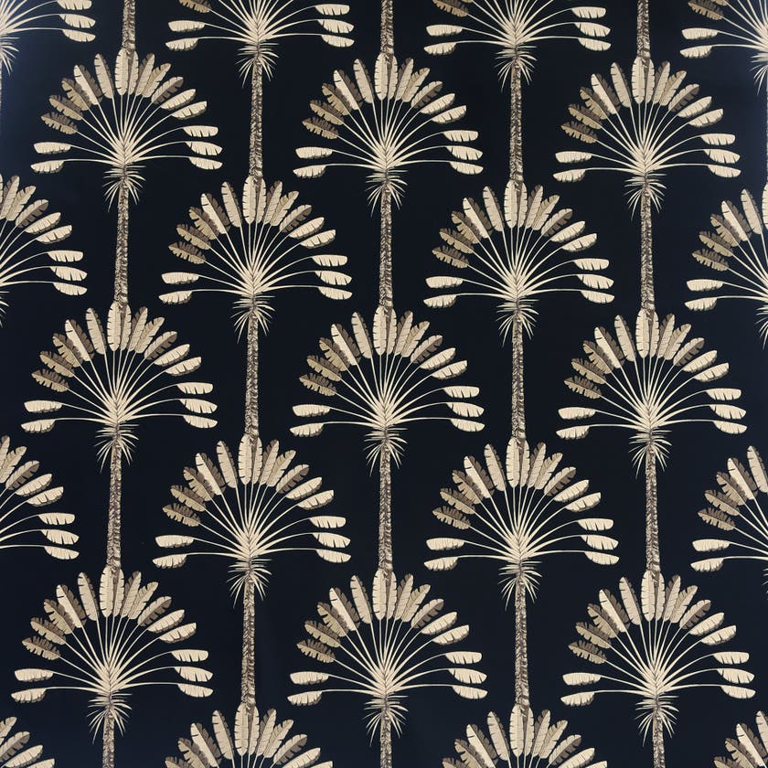 Palm Palace Black & Gold