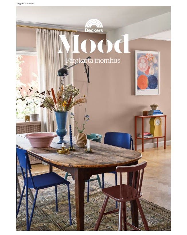 Färgkarta Mood inomhus 2022