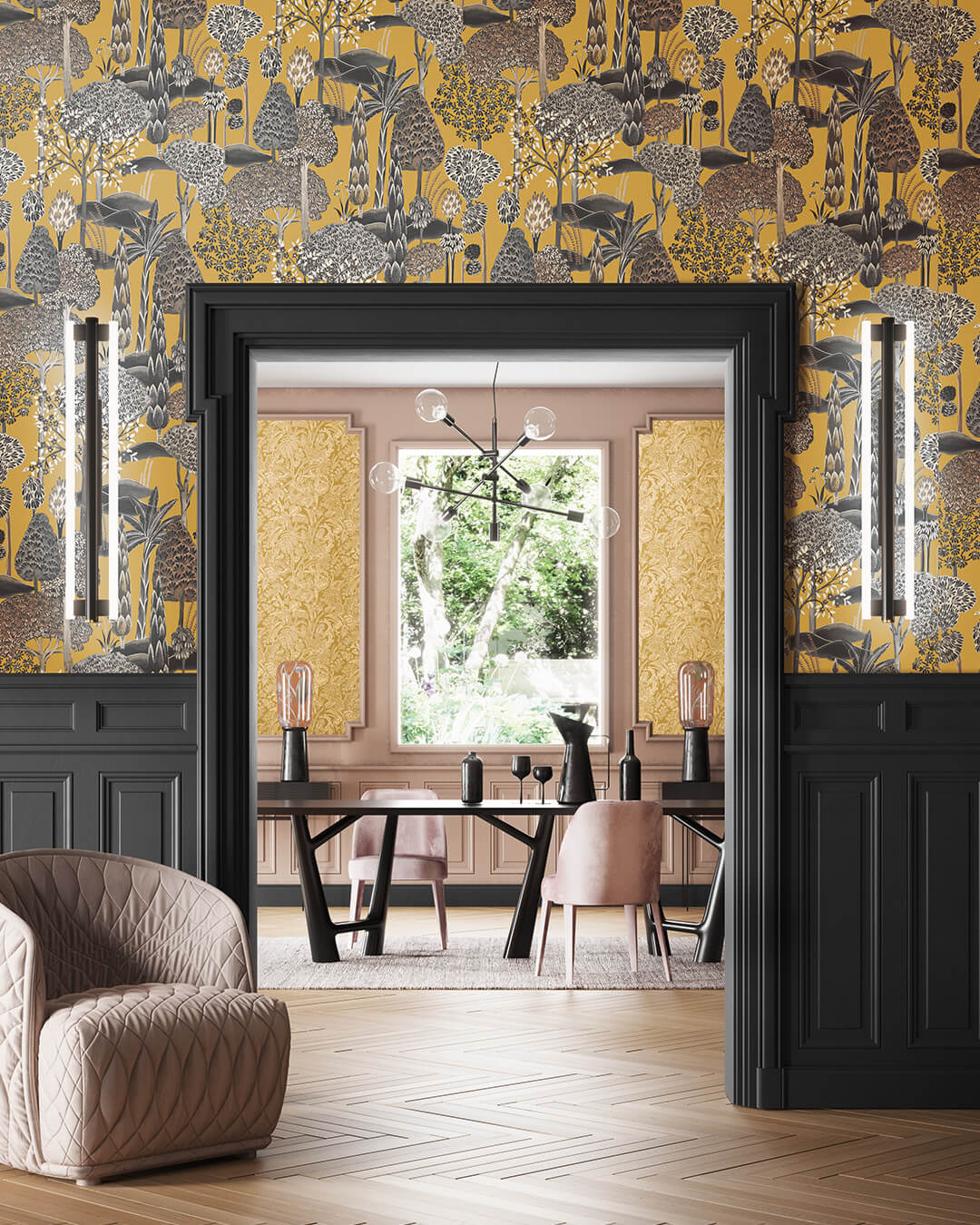 Midbec Tapeter - Viray Gold