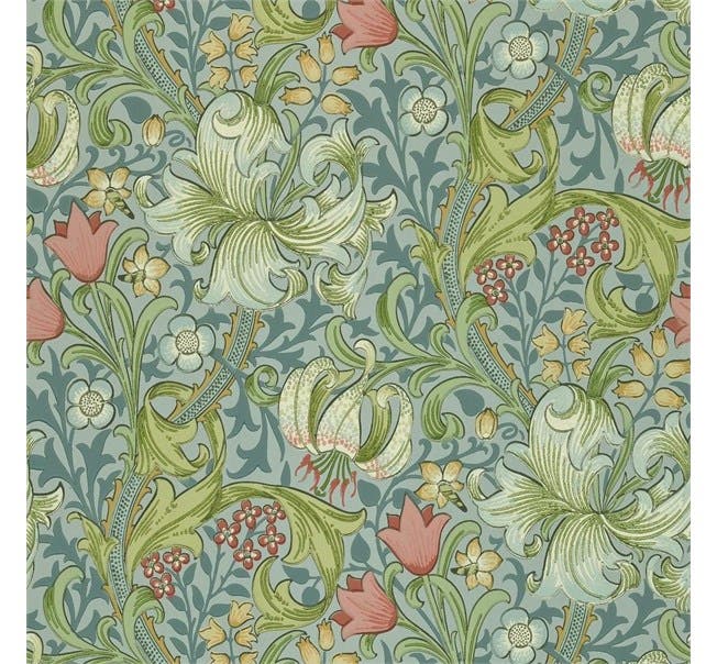Morris & Co - Golden Lily Mineral Morris and Friends Wallpa