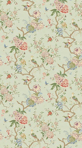 GP&J Baker - Original Oriental Bird Eau De Nil BW45128-5