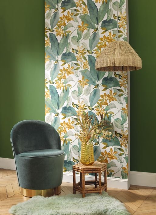 Casadeco - Delicacy Birdsong Vert / Delicacy