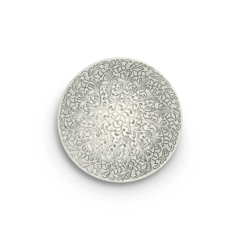 Lace Tallrik 20 cm Grå