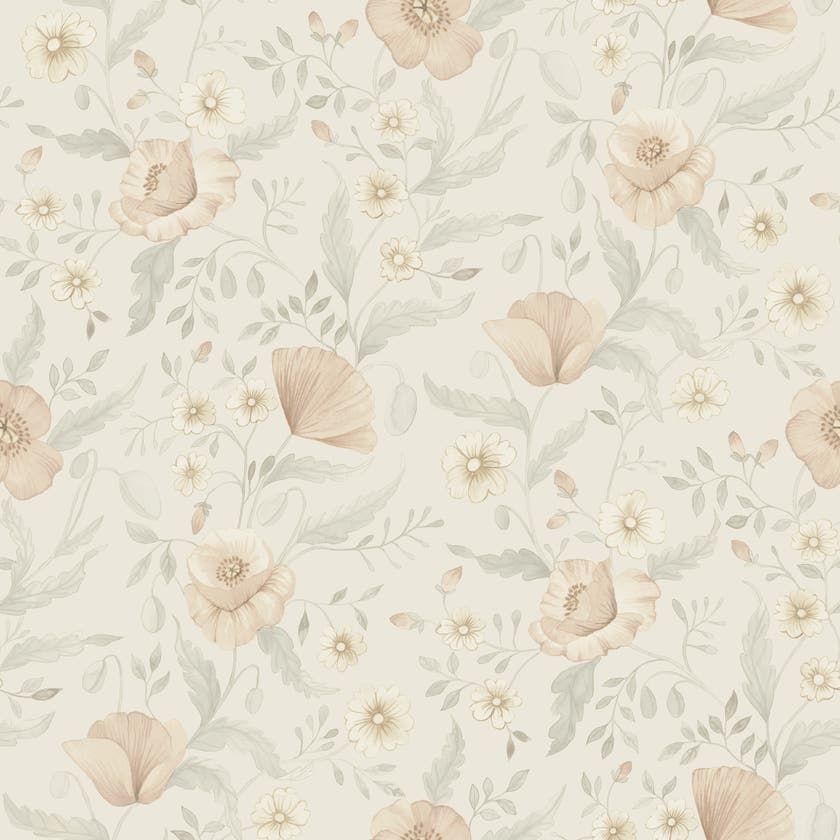 Midbec Tapeter - Trädgårdsblommor