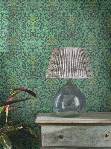 GP&J Baker - Brantwood Fritillerie Indigo Teal BW45102-5