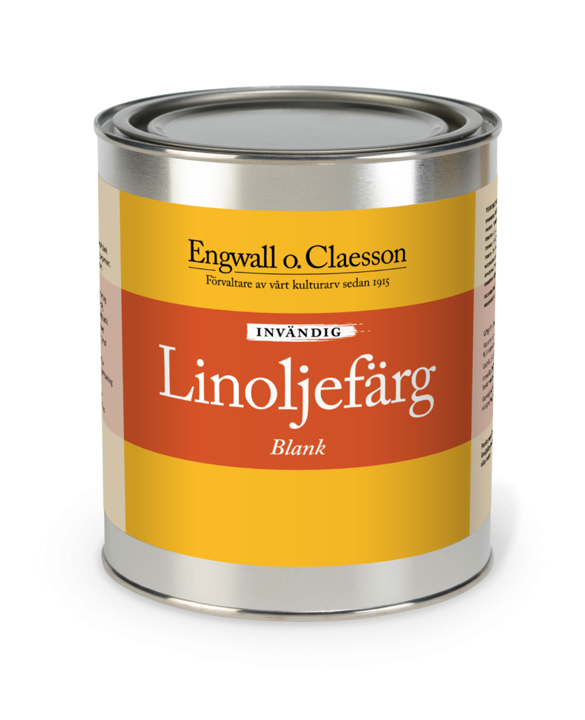 Linoljefärg invändig blank 5 L VIT