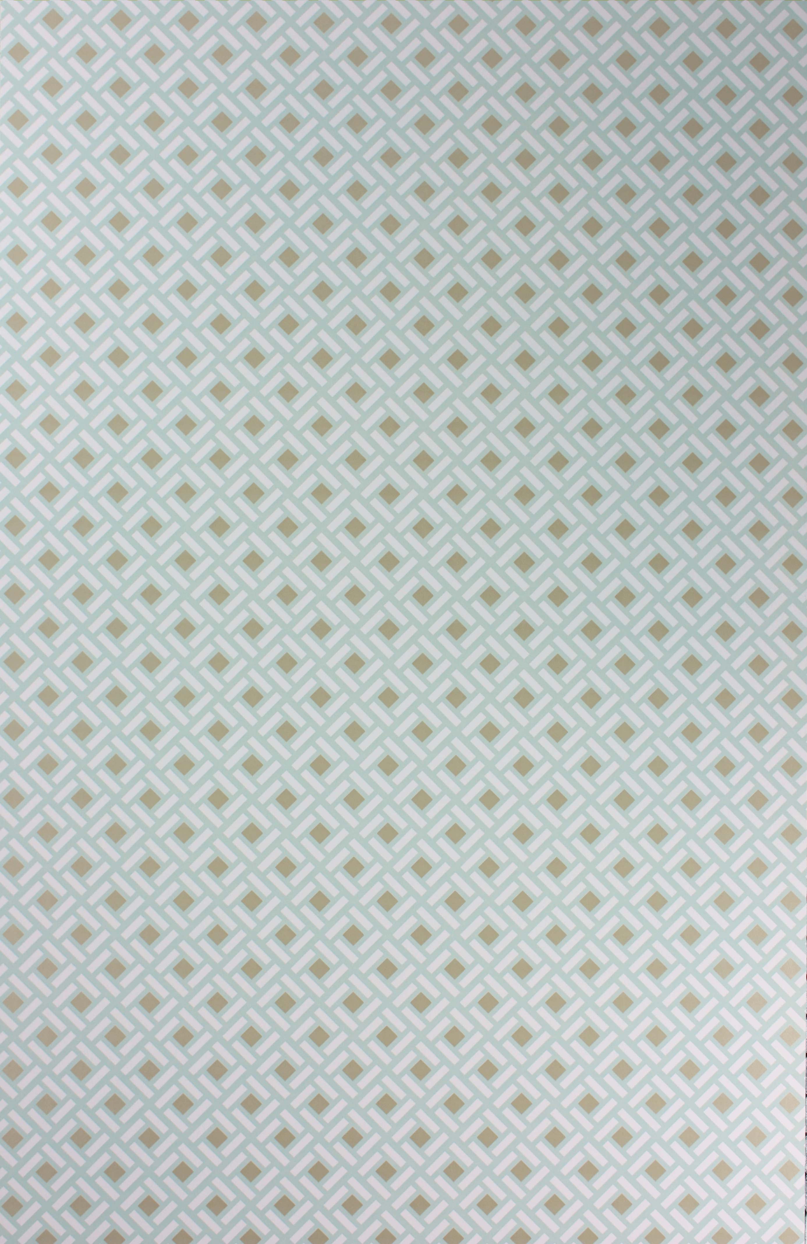 Nina Campbell - Kelburn Aqua/Gilver