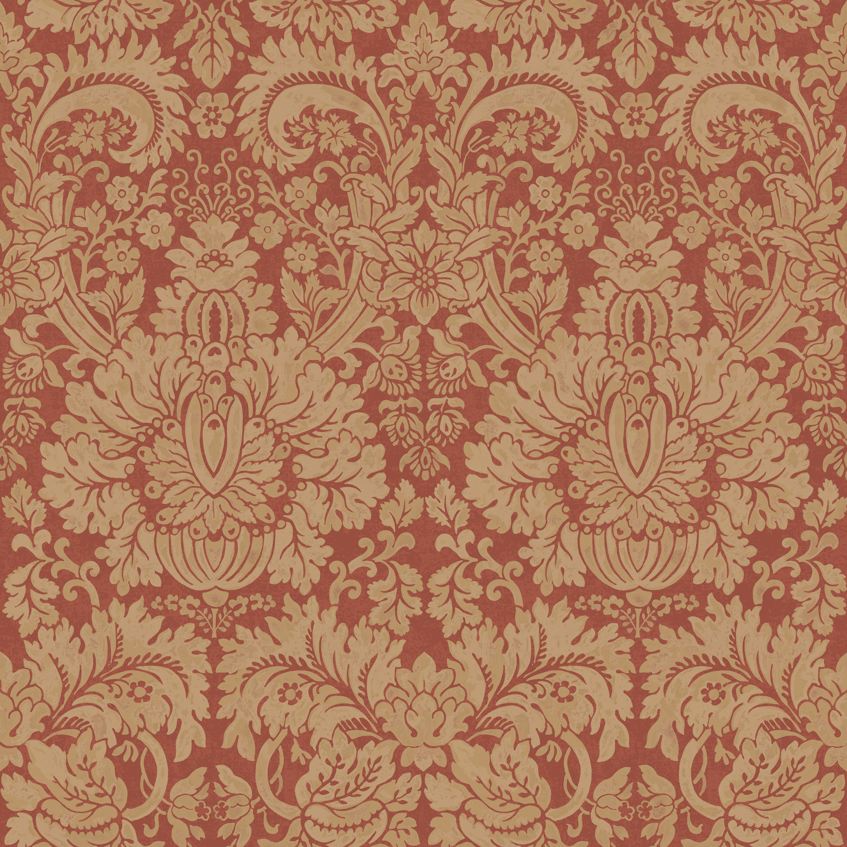 Queen's Damask Old Red