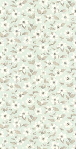 Casadeco - Clematites Bleu Grise Gardens