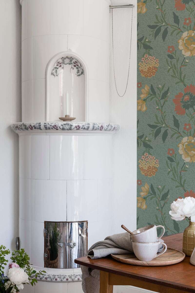 Vildros, Grön Blommor&Blad