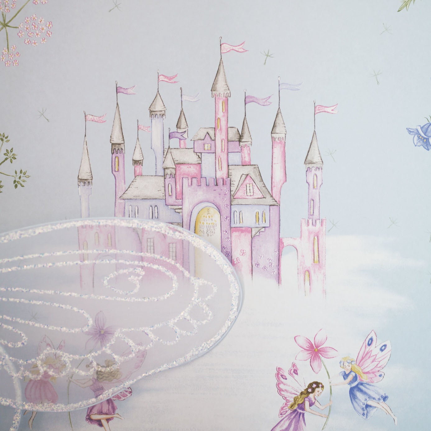 Sanderson - Fairy Castle Pink Abracazoo Wallpapers