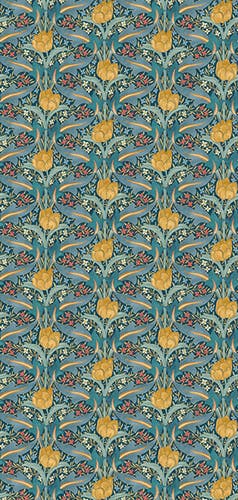 GP&J Baker - Brantwood Tulip & Jasmine Teal BW45104-2