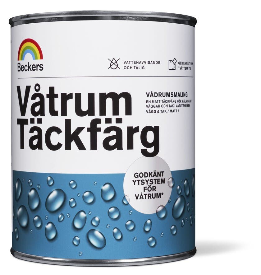 Våtrum Täckfärg 1 L Vit