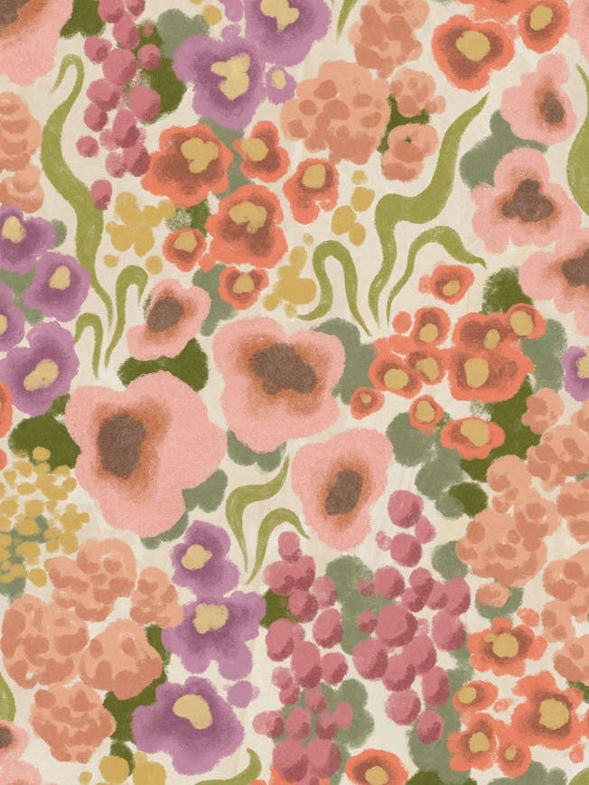 Boråstapeter - Colorful Flower