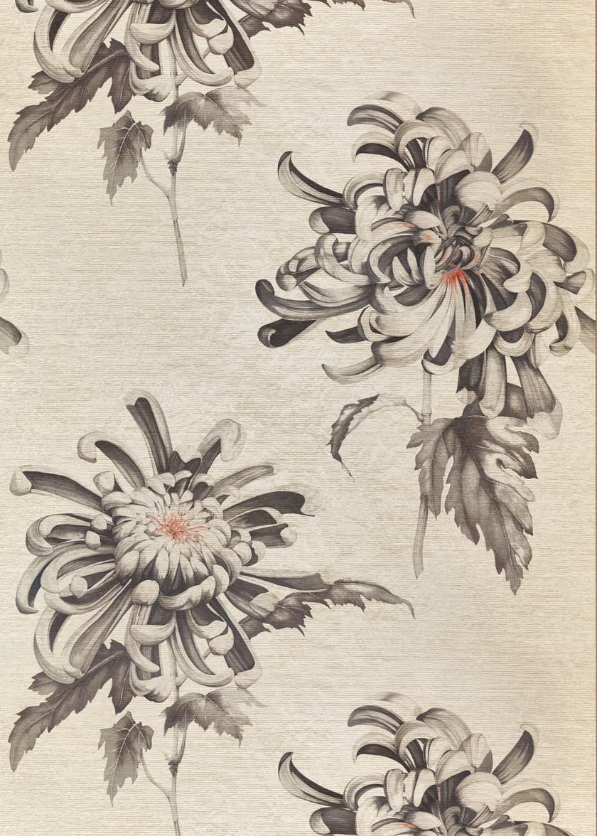 Zoffany - Evelyn Koi/Vine Black The Muse Wallcoverings