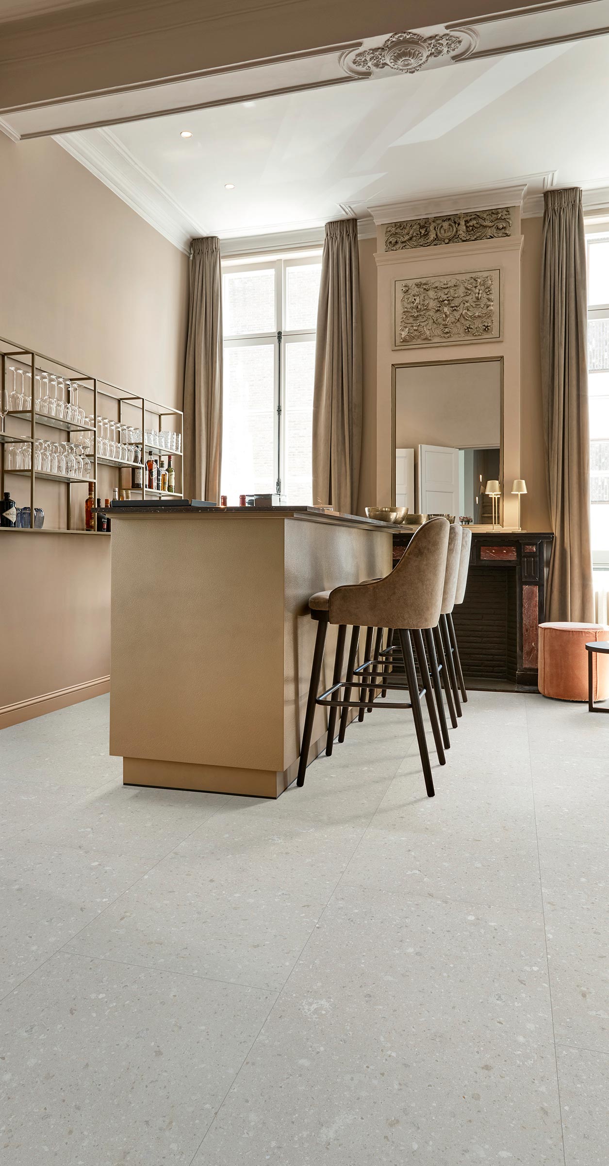 Coretec - Eifel Ljusgrå 45x90