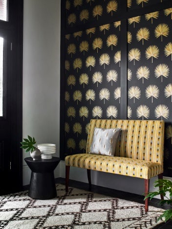 Jane Churchill - Fortunei Black/Gold