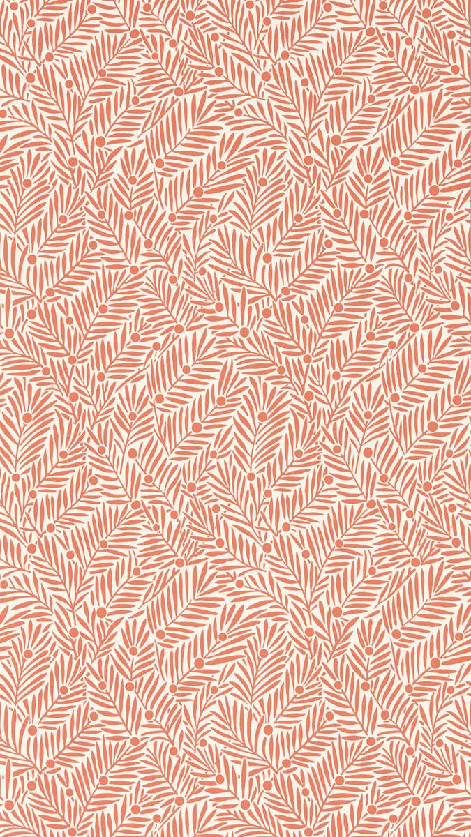 Morris & Co - Yew & Aril Watermelon Bedford Park Wallpapers