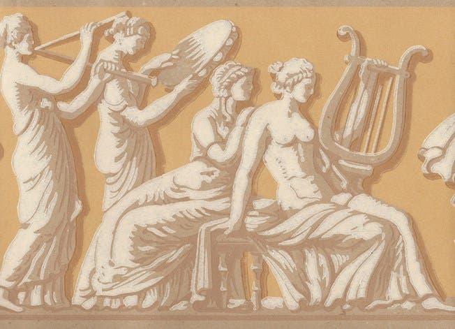 Nio musersbård - Kvist/Gul B10-50