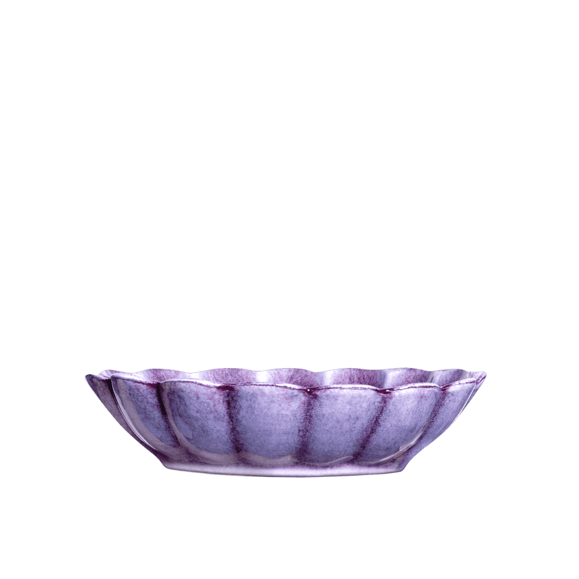 Oyster Skål 23x18 cm Viol