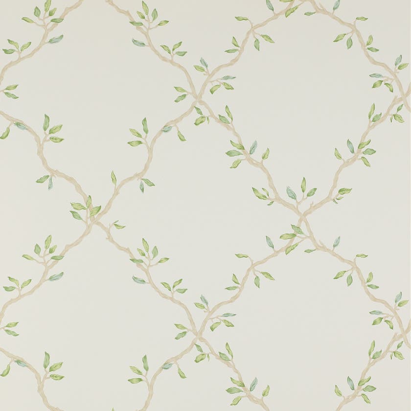 Colefax and Fowler - Leaf Trellis Ivory/Green