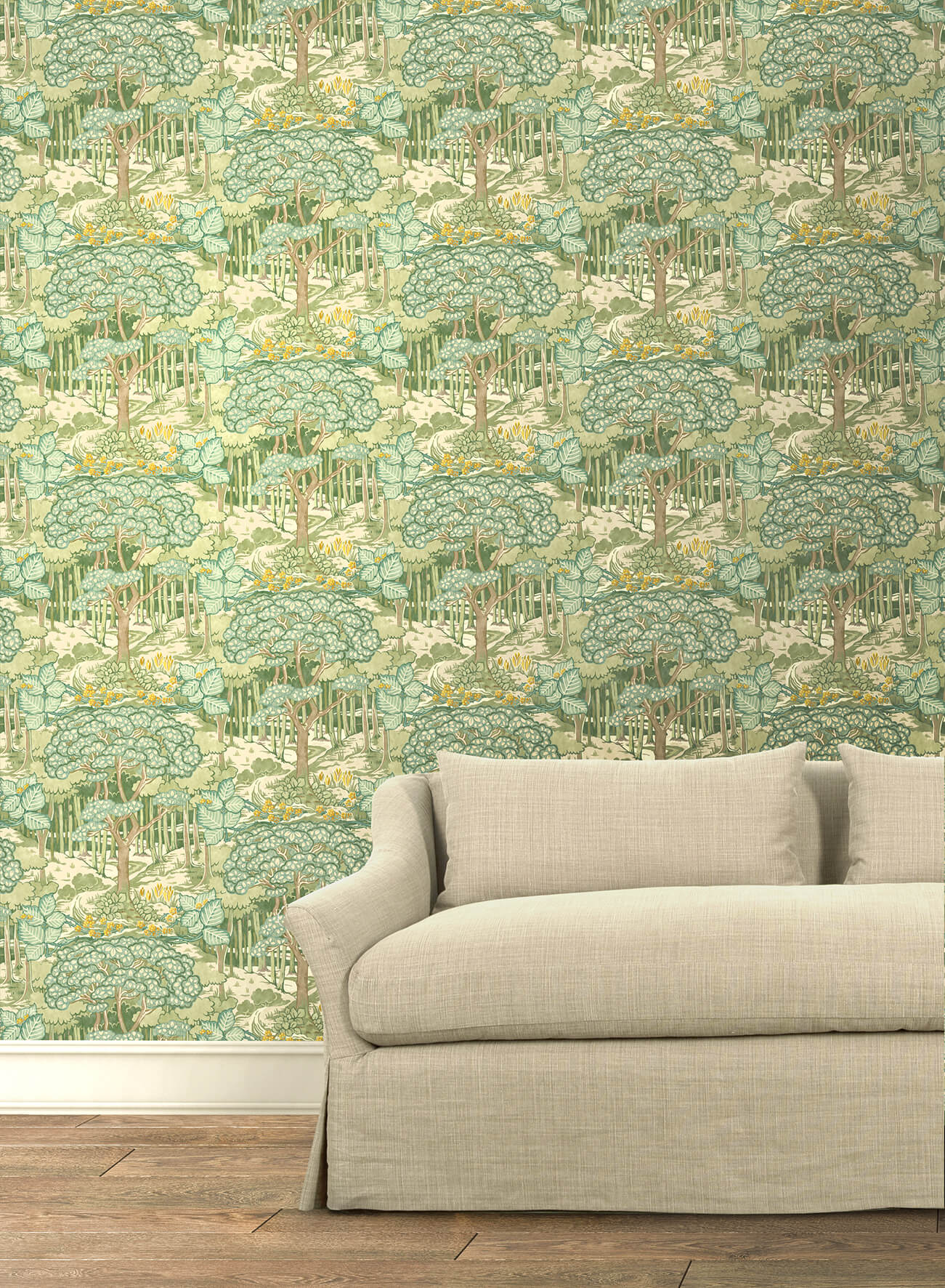 GP&J Baker - Brantwood Ruskin Green BW45106-1