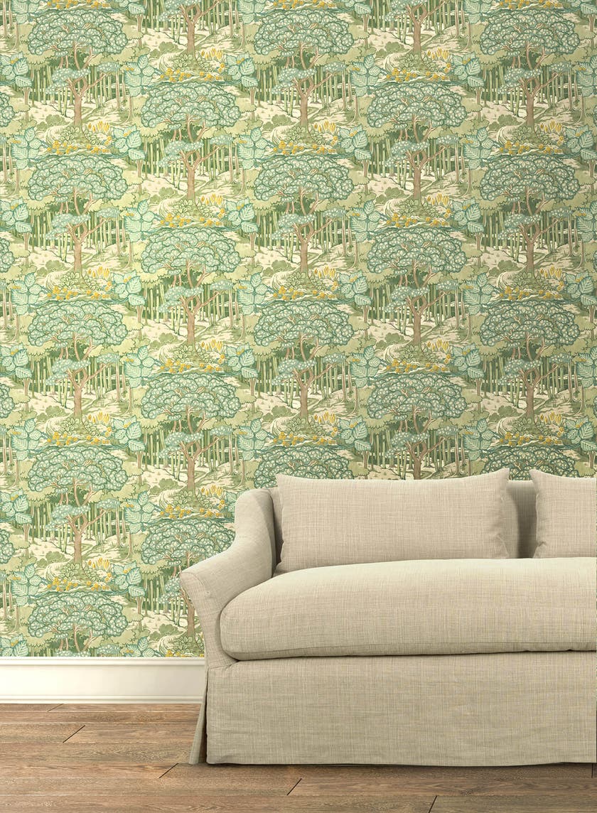 GP&J Baker - Brantwood Ruskin Green BW45106-1