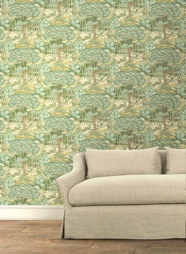 GP&J Baker - Brantwood Ruskin Green BW45106-1