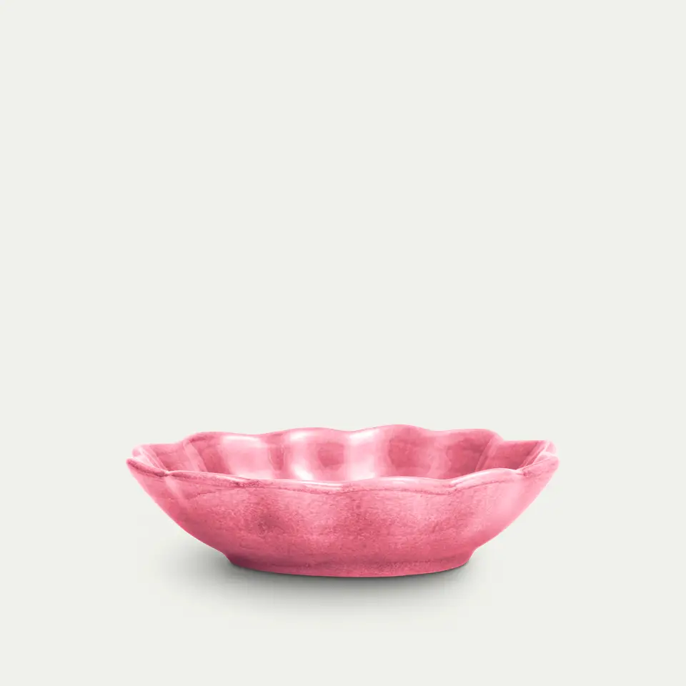 Oyster Skål 18x16 cm Ljusrosa 