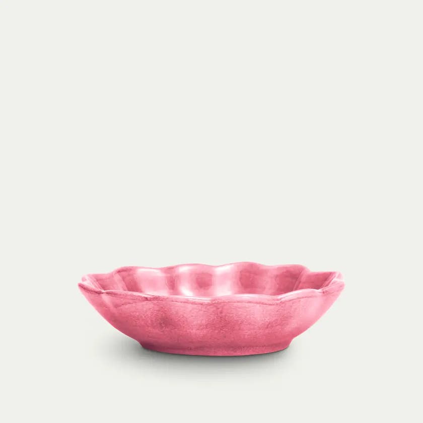Oyster Skål 18x16 cm Ljusrosa