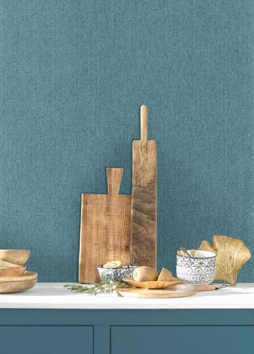 Caselio - Uni Mat Bleu Madura Damier