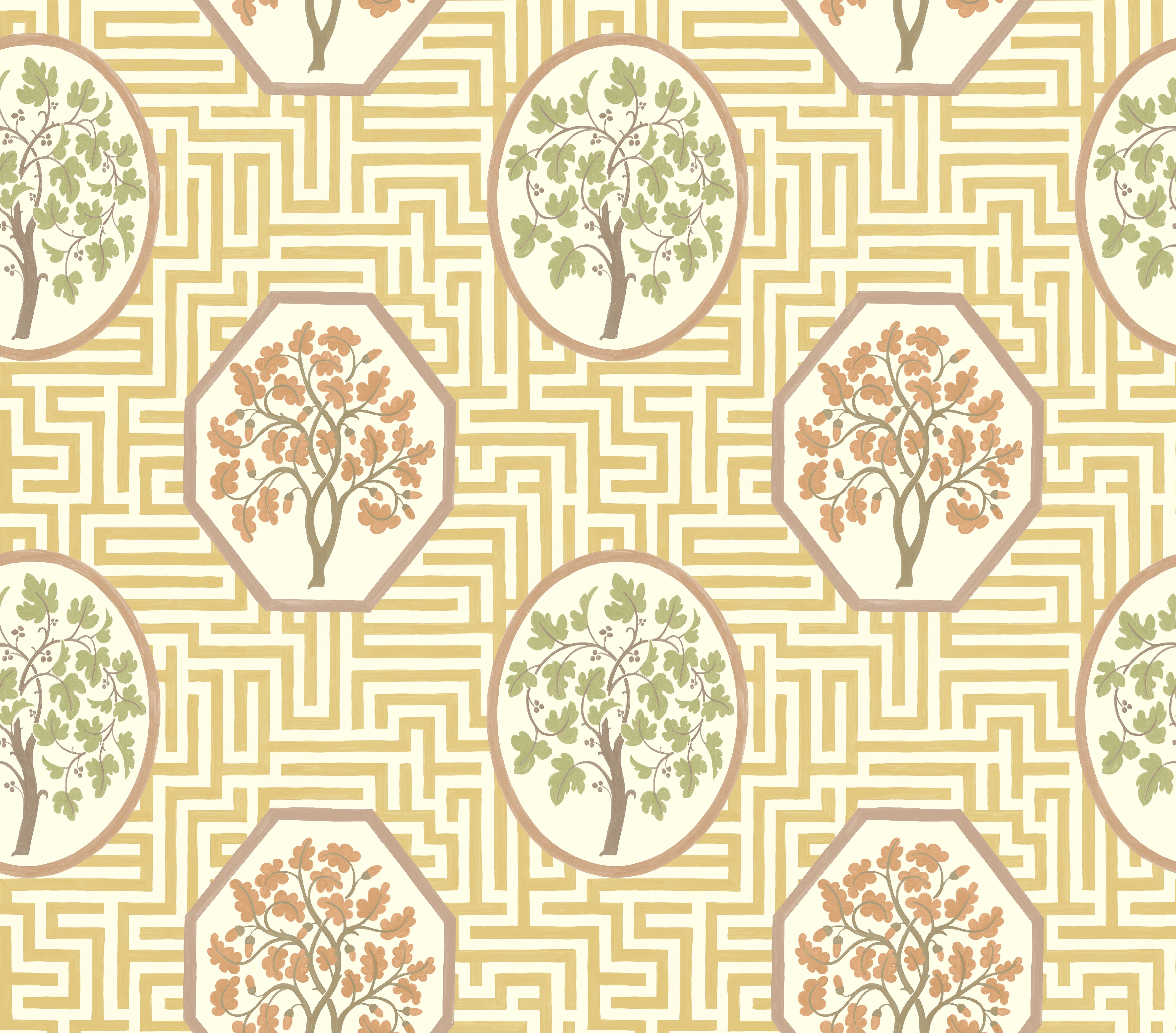 Royal Maze Ochre