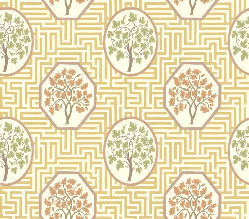 Royal Maze Ochre