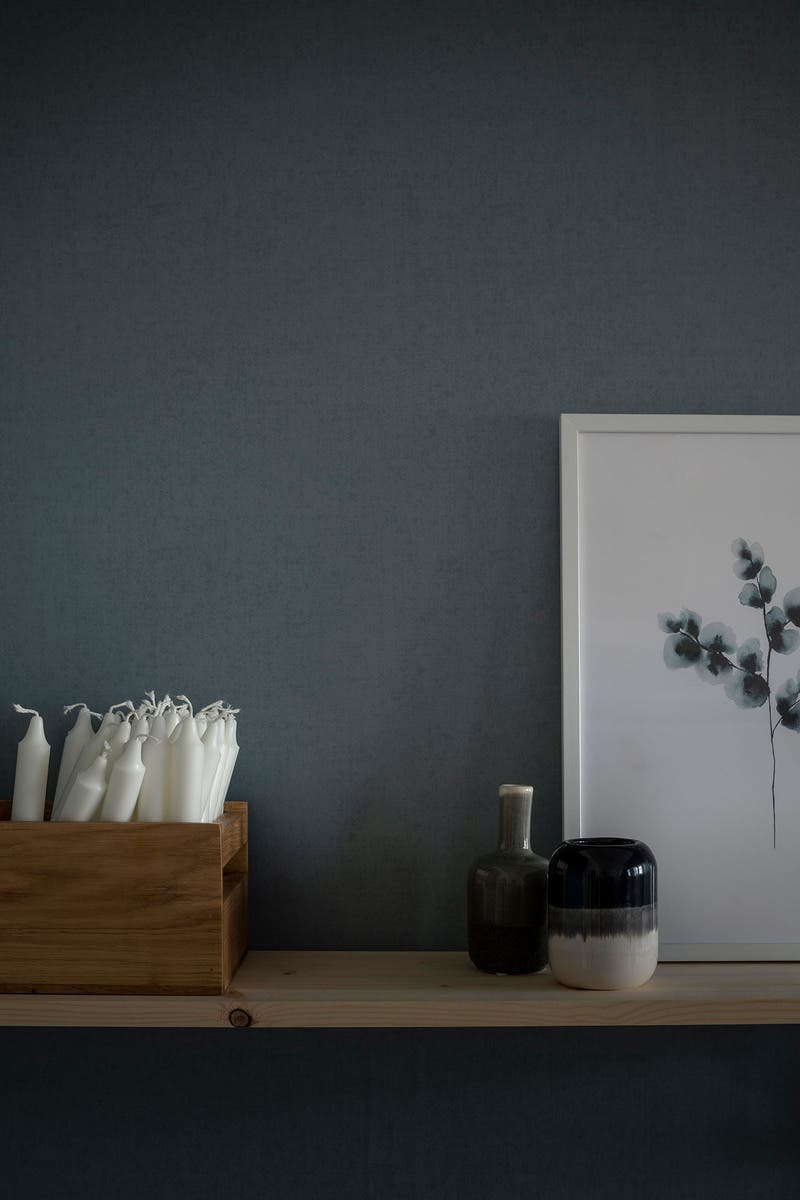 Duro - Linne, Blå Enfärgad & Randig