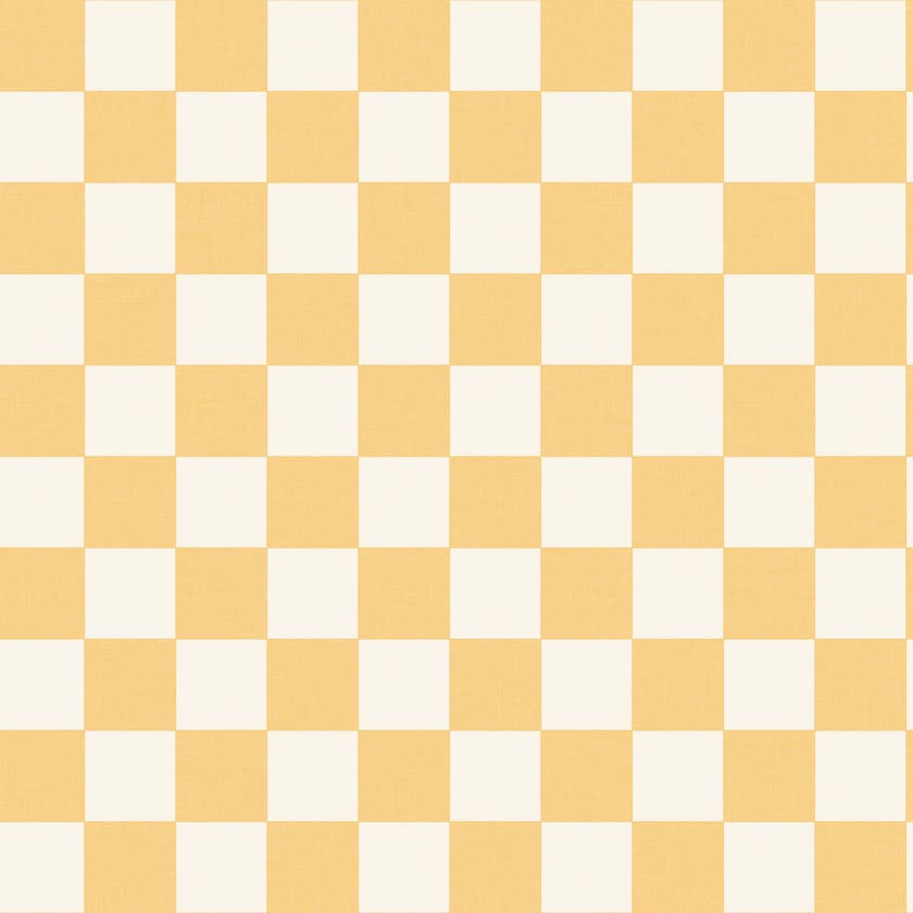Caselio - Checks Jaune Soleil