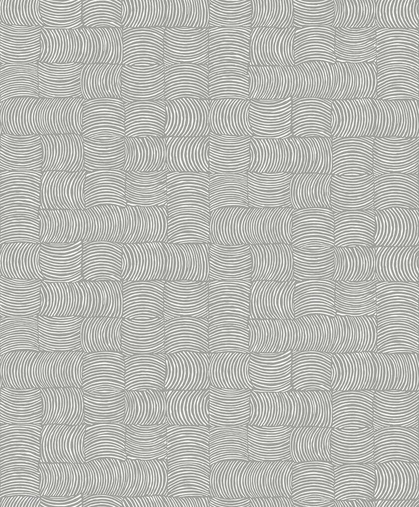 Peel & Stick Organic Squares Fog Grey NW55908
