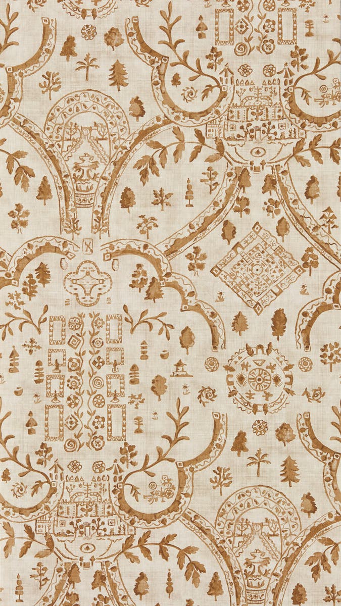 Sanderson - Topiary View Muntjac