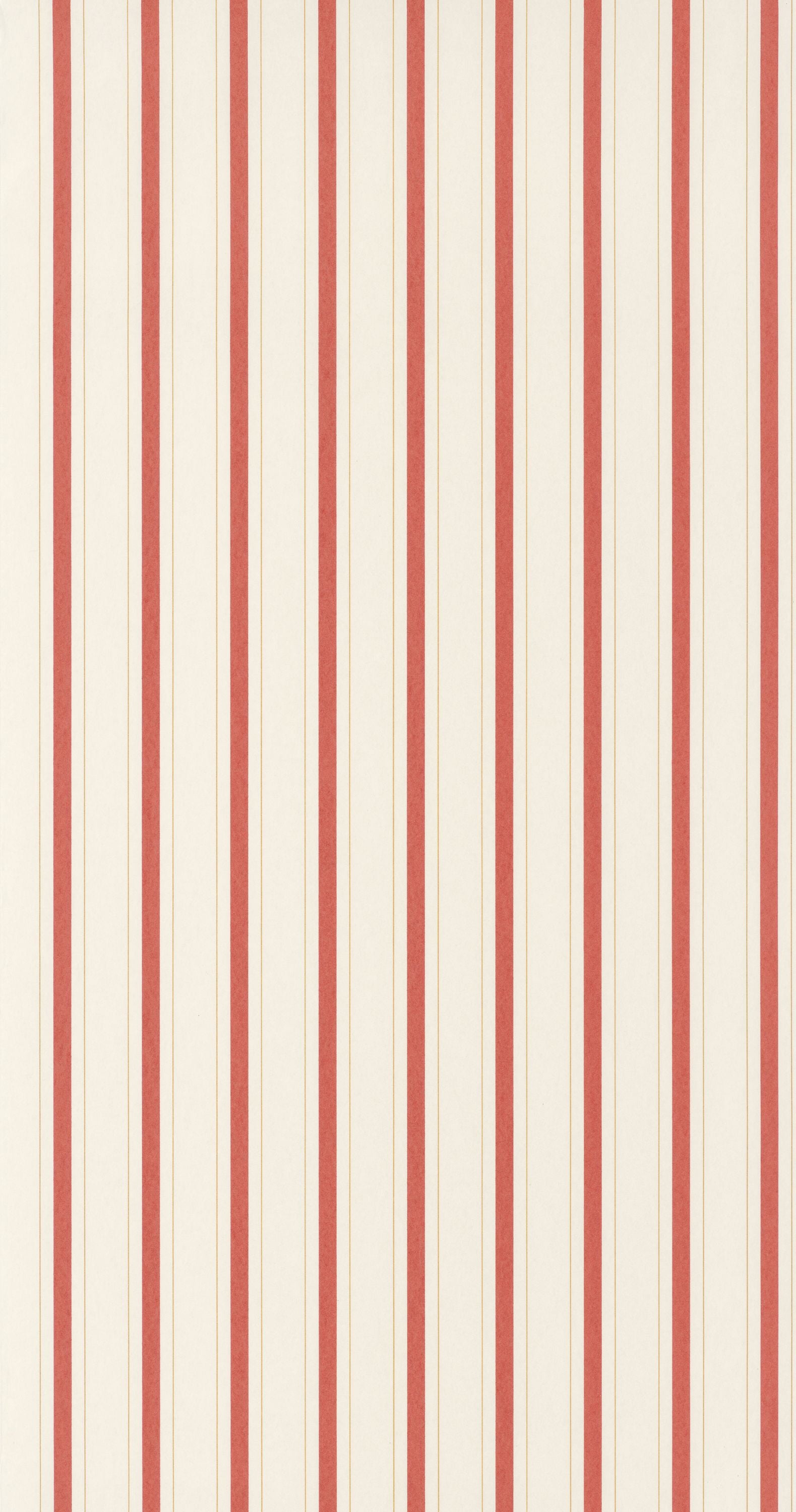 Casadeco Rayure Rouge Carmin