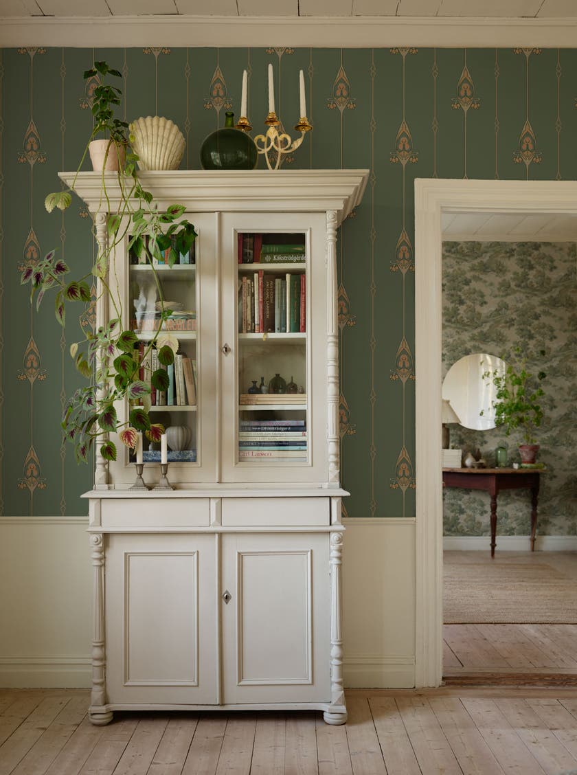 Duro - Gamla Grand Grön Gammalsvenska Papper