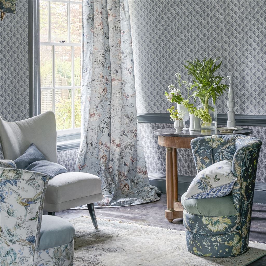 Designers Guild - Amsee Geometric Heritage Wallpaper