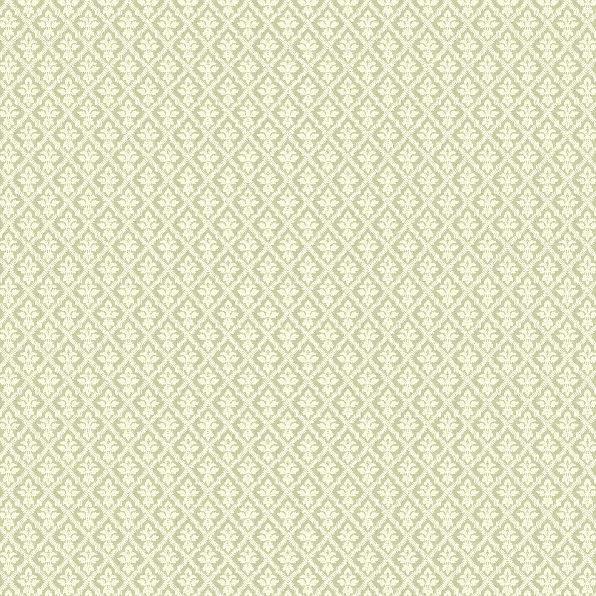 Lim & Handtryck - Liten Lilja - Vit/Grön K26-56