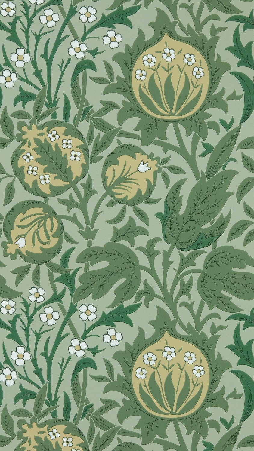 Morris & Co - Elmcote Herball Emery Walkers House Wall