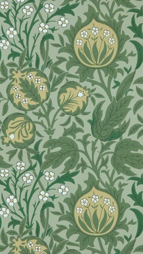 Morris & Co - Elmcote Herball Emery Walker`s House Wall