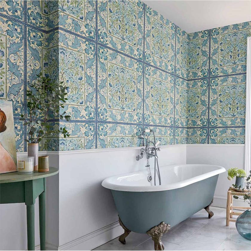 Morris & Co - Wilhelmina Indigo Melsetter Wallpapers