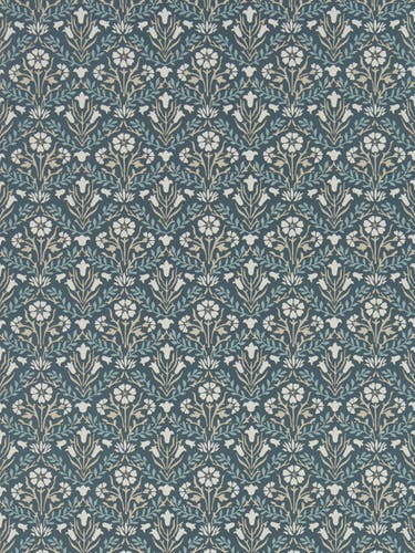 Morris & Co - Morris Bellflowers Indigo Morris 160th Anniversary