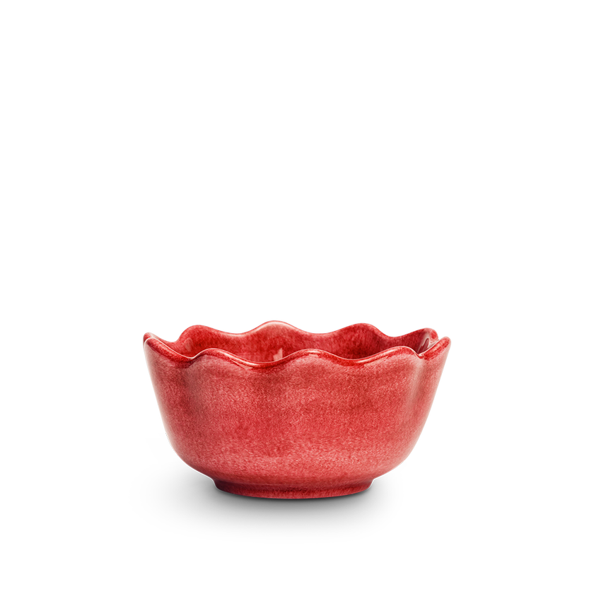Oyster Skål 13 cm Röd