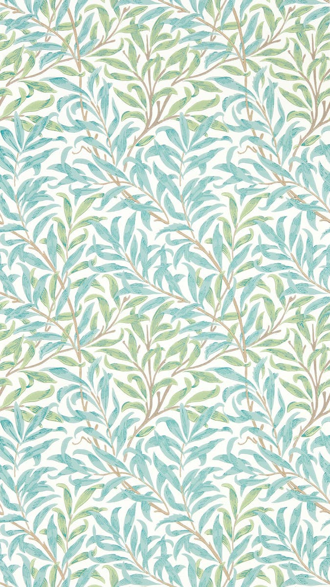 Morris & Co - Willow Boughs Willow/Seag Simply Morris Wallpapers