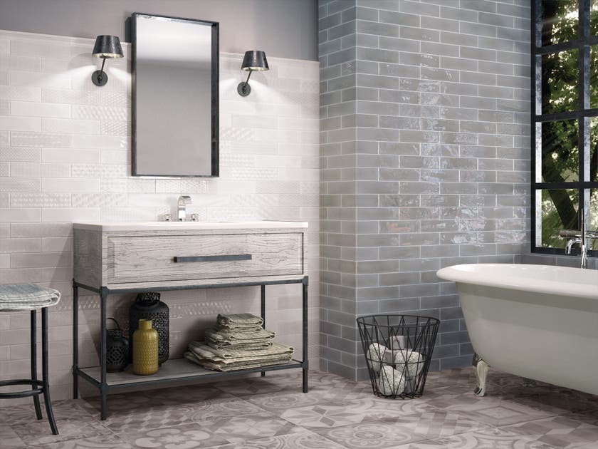 Opal Grå blank 7,5x30