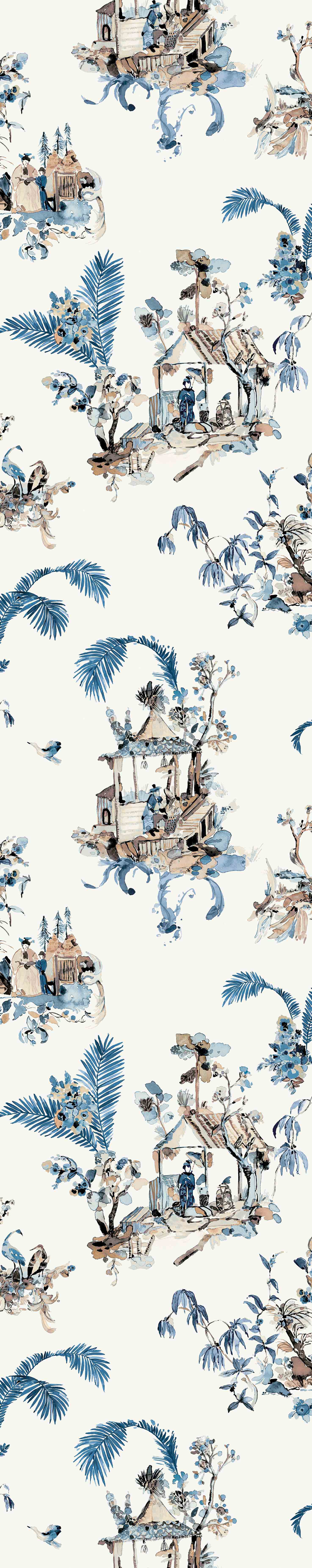 Nina Campbell - Toile Chinoise Nc Signature Toile Chinoi