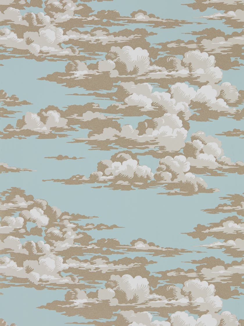 Sanderson - Silvi Clouds English Blue Elysian Wallpapers